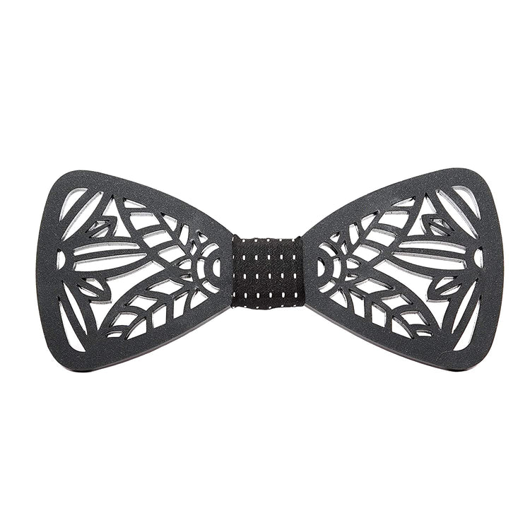 Petals Acrylic Bow Tie With Pocket square and Lapel Pin