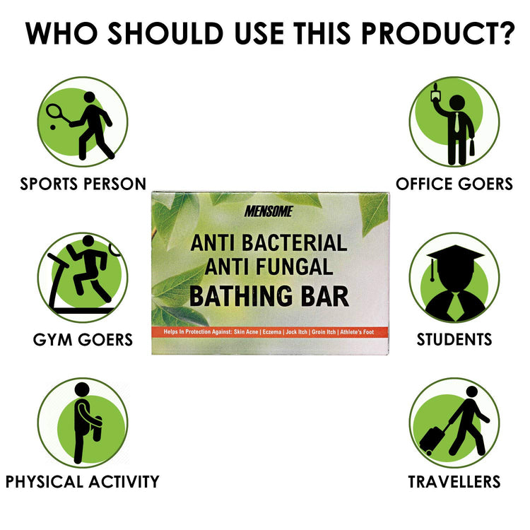 Anti Bacterial And Anti Fungal Bathing Bar, Set of 3