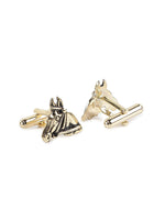 MENSOME Horse Cufflinks , Tie Pin and Lapel Pin Gift Set