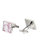 Mother Of Pearl Cufflinks Gift Set In Wooden Box