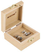 Soccer Cufflinks Set In Wooden Box