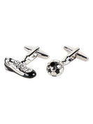 Soccer Cufflinks Set In Wooden Box