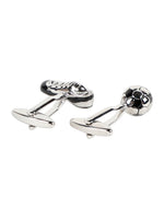 Soccer Cufflinks Set In Wooden Box