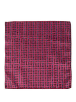 MENSOME Magenta Paisley Neck Tie Combo Set With Pocket Square And Cufflinks In Wooden Gift Box