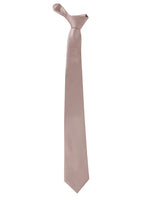 Peach Neck Tie, Cufflinks, Pocket Square And Lapel Pin Combo Gift Set