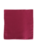 Magenta Neck Tie, Pocket Square And Cufflinks Combo Gift Set