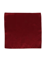Maroon Tie, Necktie Cufflinks, Pocket Square And Lapel Pin Combo Gift Set