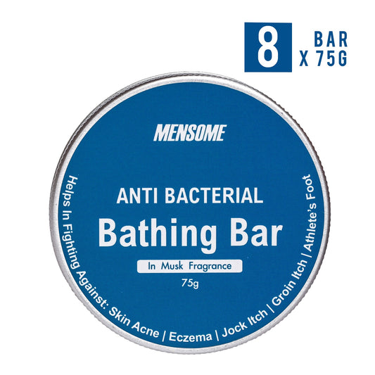 Anti Bacterial Bathing Bar in Musk Fragrance, Set of 8