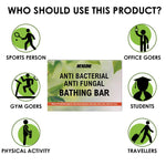 Anti Bacterial And Anti Fungal Bathing Bar, Set of 8