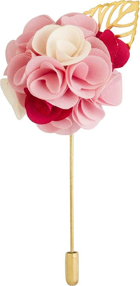 Multi Colored Peach lapel Pin